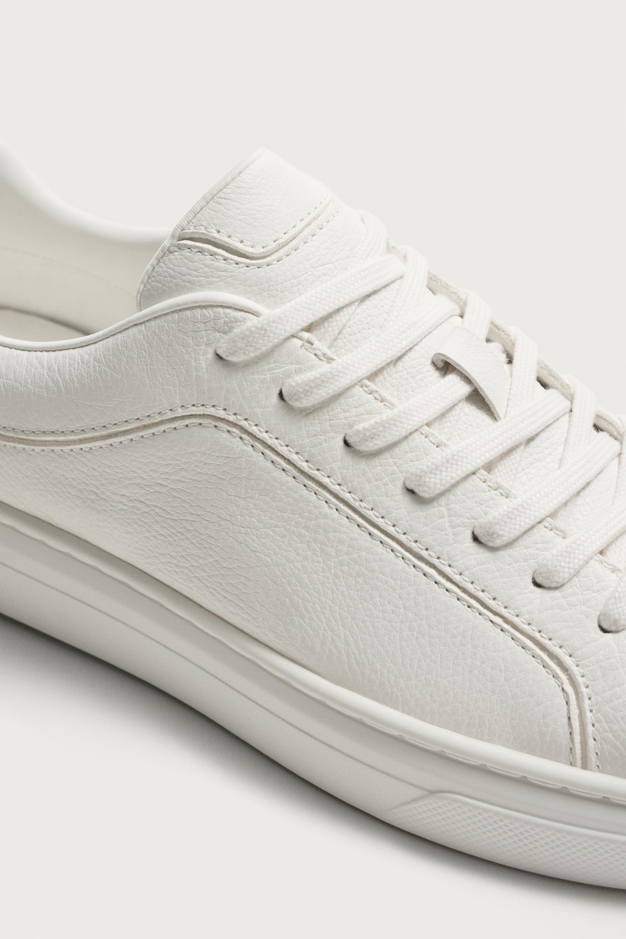 BASKETS EN CUIR